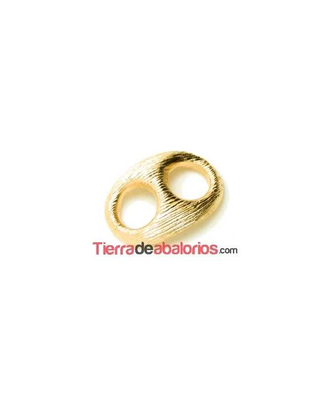 Calabrote Rayado 32x24mm Oro Brillo