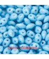 Twin Bead 2,5x5mm Aqua Opaco