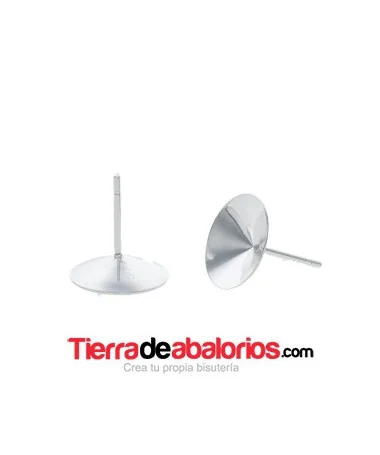 Pendiente Cono 11mm para Rivoli 12mm, Plata de Ley