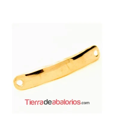 Entrepieza Curvada Lisa 38x7mm Oro Rosa Entrepieza Curvada Lisa 38x7mm Oro Rosa