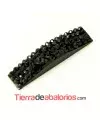 Entrepieza Acrilica 25x7mm Negro