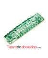 Entrepieza Acrilica 25x7mm Verde Claro