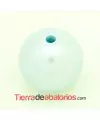 Resina Bola 25 Agujero 3,8mm Celeste Perlado