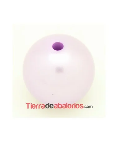 Resina Bola 25mm Agujero 3,8mm Lila Perlado Resina Bola 25mm Agujero 3,8mm Lila Perlado