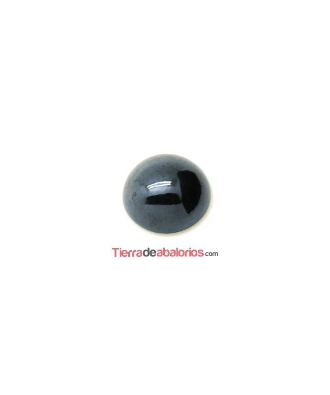 Cabujón 10mm Hematite