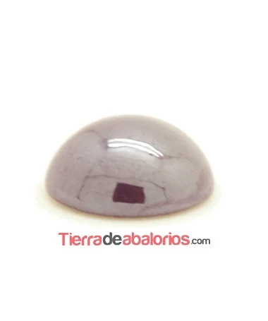 Cabujón 10mm Lila Perlado