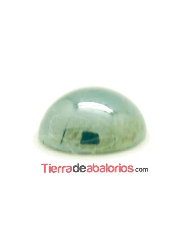 Cabujón 10mm Turquesa Oscuro Perlado