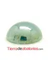 Cabujón 10mm Turquesa Oscuro Perlado