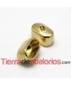 Terminal 23x17mm Agujero 20x10mm, Dorado