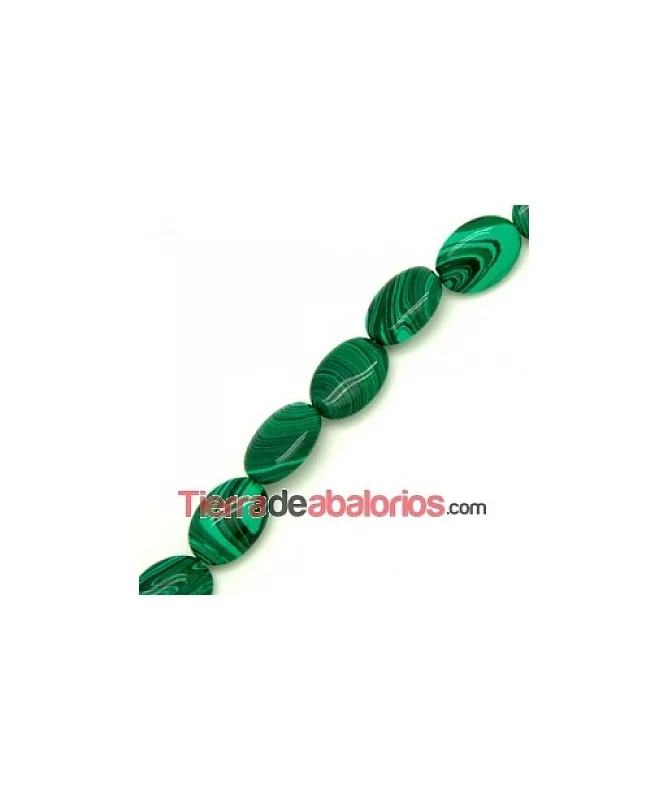 Malaquita Oval 18x14mm