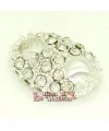 Calabrote 20x13 con Cristal Swarovski, Plateado