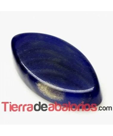 Cabujón Resina Rombo 14x7mm Azul Marino Cabujón Resina Rombo 14x7mm Azul Marino