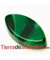 Cabujón Resina Rombo 14x7mm Verde