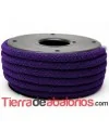 Cordón Trenzado de Rayón 9mm Morado Oscuro