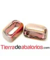 Ceramica Pasador 27x11mm Agujero 20x8mm Fucsia/Caramelo