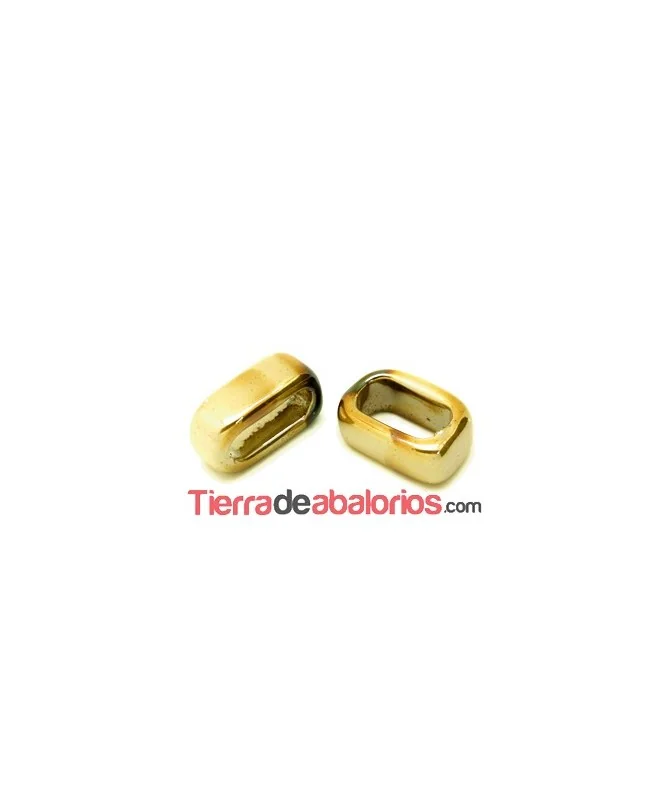 Ceramica Pasador 27x11mm Agujero 20x8mm Beige Cream