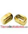 Ceramica Pasador 27x11mm Agujero 20x8mm Beige Cream