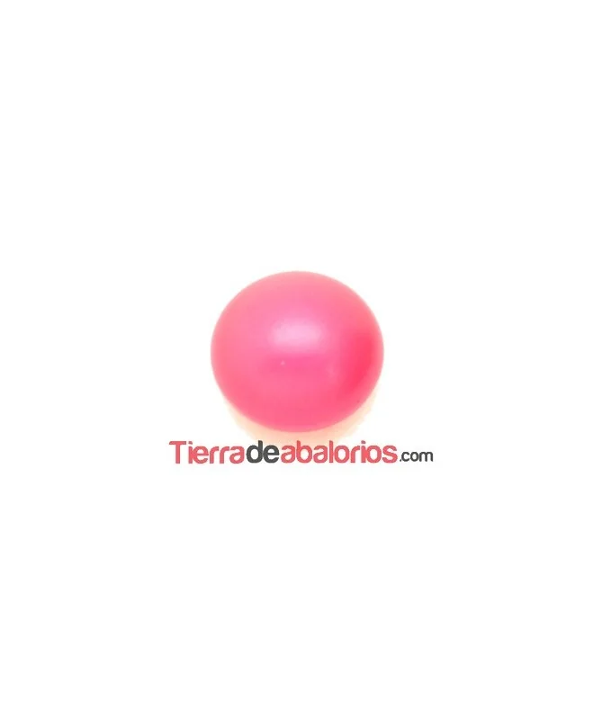 Media Perla Swarovski 6mm Crystal Neon Pink