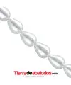 Nacar Perla Gota 15x11mm Agujero 1mm