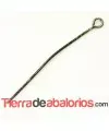 Bastón con Anilla 40mm, Plata Vieja (100 uds)