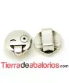 Emoticono 10mm Agujero 6x2mm Burlón, Plateado