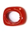 Ceramica para Regaliz 18x14mm Agujero 10x7mm Rojo Intenso