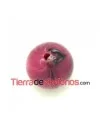 Resina Bola 12mm Agujero 1,5mm Fucsia