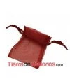 Bolsa de Organza 5x8cm Granate