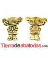 Lola Colgante 68x55mm Hippy, Oro Viejo