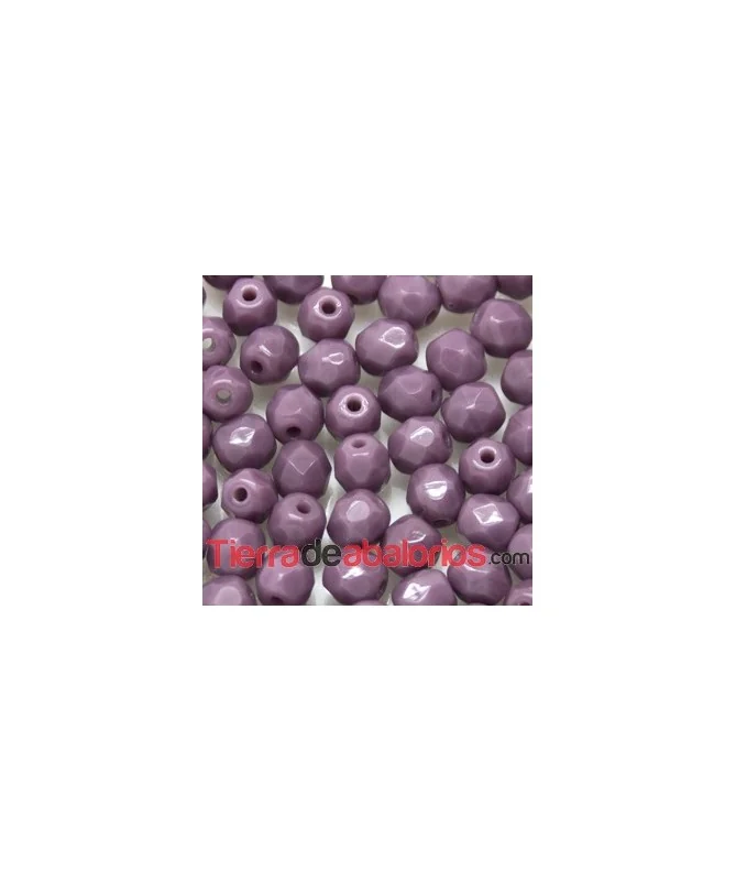 Facetada 4mm Amethyst Opaque