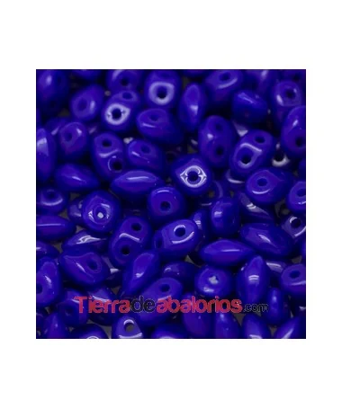 Twin Bead 2,5x5mm Azul Añil Twin Bead 2,5x5mm Azul Añil