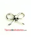 Entrepieza Lazo 20x15mm, Plateado