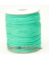 Cordón de Algodón Trenzado Brillante 1mm - Verde Pastel