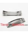 Pasador Curvo para Vaquetilla 36x8mm Agujero 5x4mm, Plateado