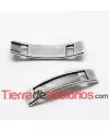 Pasador Curvo para Vaquetilla 36x8mm Agujero 5x4mm, Plateado