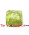 Cabujón Resina Irregular 25x24mm Pistacho