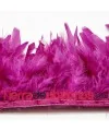 Fleco de Pluma de Pavo 10/12cm aprox. Fucsia (20cm)