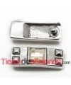 Broche con Terminal 34x13mm Agujero 10x3mm con Swarovski