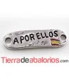 Conector Curvado 36x12mm A Por Ellos, Plateado