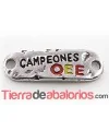 Conector Curvado 36x12mm Campeones Oee, Plateado