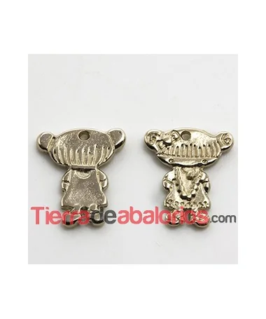 Charm Lolita 21x17mm Coqueta, Dorada