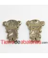 Charm Lolita 21x17mm Enfermera, Dorada