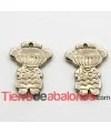Charm Lolita 21x17mm Flameca, Dorada