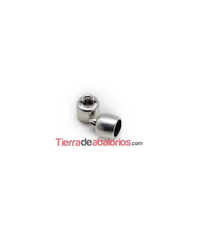 Terminal 17x14mm Agujero 10mm, Plateado