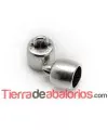 Terminal 17x14mm Agujero 10mm, Plateado