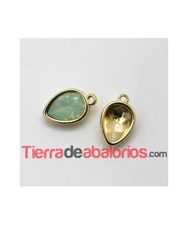 Colgante Engaste para Cabujón de 14x10mm Dorado