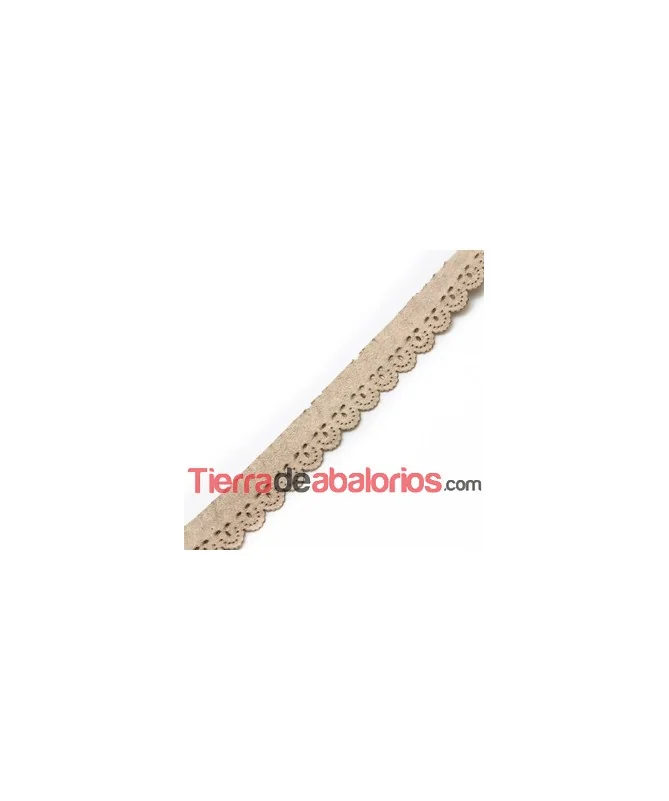 Tira Antelina Troquelada 19mm Beige