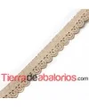 Tira Antelina Troquelada 19mm Beige