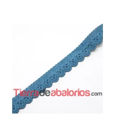 Tira Antelina Troquelada 19mm Turquesa