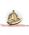 Colgante Velero Santander 29x27mm Dorado